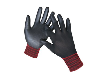 Black pu gloves